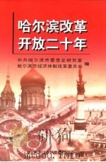 哈尔滨改革开放二十年 1998 PDF电子版封面 7207041780 方存忠主编;中共哈尔滨市委党史研究室,哈尔滨市经济体制改革委