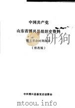 中国共产党山东省博兴县组织史资料 民主革命时期部分 修改稿 PDF电子版封面