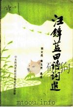 汪锋蓝田诗词选（ PDF版）