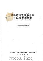 惠民地区暨各县、市工会组织史资料 1950-1987 1988 PDF电子版封面