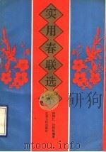 实用春联选萃   1990  PDF电子版封面  7214005891  汪怀仁，汪怀民编著 