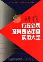 行政处罚及其司法审查实用大全 1996 PDF电子版封面 7810118986 江必新主编
