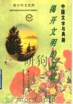 中国文字与典籍 揭开文明的篇章 1995 PDF电子版封面 7216016726 王余光著
