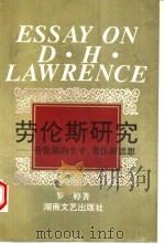 劳伦斯研究 劳伦斯的生平、著作和思想 1996 PDF电子版封面 7540415924 罗婷著
