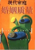 现代家庭婚姻质量 1998 PDF电子版封面 7806341080 刘相编著