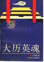 大历英魂 1992 PDF电子版封面 7530609955 王炳银著