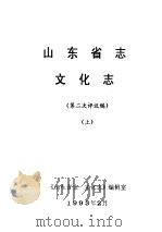 山东省志文化志 第二次评议稿 上 1993 PDF电子版封面 《山东省志·文化志》编辑室