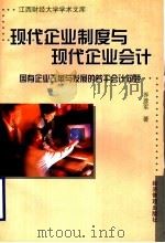现代企业制度与现代企业会计 国有企业改革与发展的若干会计问题 1999 PDF电子版封面 7801189078 乔彦军著