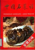 中国名菜谱  安徽风味（1988 PDF版）