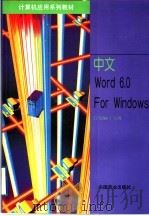 中文Word 6.0 for Windows 1997 PDF电子版封面 7504435058 丁玉琦主编