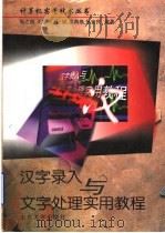 汉字录入与文字处理实用教程 1999 PDF电子版封面 7560719716 张之超等编著