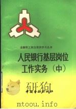 人民银行基层岗位工作实务  中（ PDF版）
