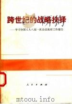 跨世纪的战略抉择  学习全国人大八届一次会议政府工作报告（1993 PDF版）