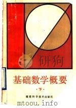 基础数学概要 下 1989 PDF电子版封面 7533502892 方德植主编;李轮焕等编