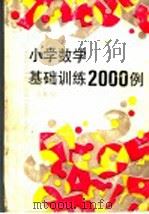 小学数学基础训练二千例 六年级 1993 PDF电子版封面 753203058X 徐锦铭编