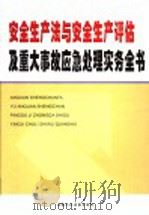 安全生产法与安全生产评估及重大事故应急处理实务全书  第1卷（ PDF版）