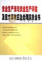 安全生产法与安全生产评估及重大事故应急处理实务全书  第3卷（ PDF版）