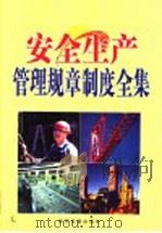 安全生产管理规章制度全集  第1卷（ PDF版）