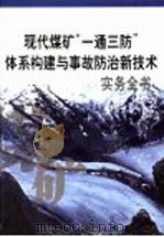 现代煤矿“一通三防”体系构建与事故防治新技术实务全书  第3册（ PDF版）