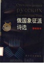 俄国象征派诗选 1996 PDF电子版封面 7533906012 黎皓智译