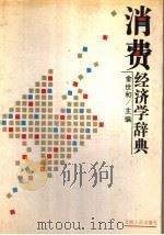 消费经济学辞典 1990 PDF电子版封面 7206010199 金世和主编
