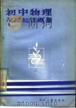 初中物理基础知识概要 1981 PDF电子版封面 7118·503 四川人民出版社编辑