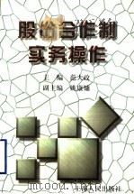 股份合作制实务操作 1999 PDF电子版封面 7208031967 范大政主编