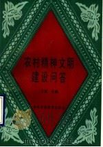 农村精神文明建设问答 1990 PDF电子版封面 750350241X 范英主编