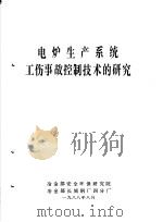 电炉生产系统工伤事故控制技术的研究 1988 PDF电子版封面 冶金部安全环保研究院,冶金部长城钢厂四分厂