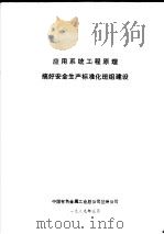 应用系统工程原理搞好安全生产标准化班组建设 1989 PDF电子版封面 中国有色金属工业总公司兰州公司