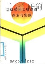 县级精神文明建设探索与实践 1988 PDF电子版封面 7209001263 位同亮等编著