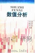 数值分析 1999 PDF电子版封面 7535223141 何汉林,魏汝祥,李卫军编著