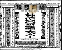 林氏宗谱大全（ PDF版）
