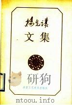 杨先让文集 1993 PDF电子版封面 7805261091 杨先让著