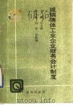 城镇集体工业企业财务会计制度   1989  PDF电子版封面  7805580537  张木铎主编；马济生，王化德，孔放，刘杰，刘洪昌，田振德，张木 