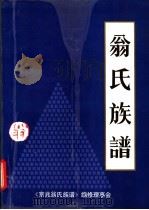 京兆翁氏族谱 1994 PDF电子版封面 翁忠言,翁金水编