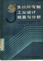集体所有制工业会计核算与分析 1986 PDF电子版封面 4298·38 王子扇编著