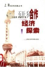 合作经济探索 1999 PDF电子版封面 7806186220 沈祖炜,宋振东等著