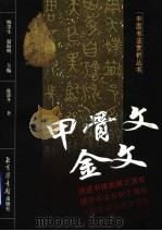 甲骨文 金文 1999 PDF电子版封面 7501315957 陈滞冬著