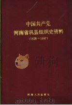 中国共产党河南省巩县组织史资料 1928-1987 1991 PDF电子版封面 7215015068 中共河南省巩县县委组织部,中共河南省巩县县委党史办公室,河南