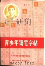 青少年钢笔字帖 1986 PDF电子版封面 7247·230 庞中华书
