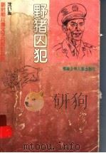 野猪囚犯 1996 PDF电子版封面 7539513268 沈石溪著