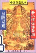 势入浮云亦是崩 皇陵奇观 1994 PDF电子版封面 7560909132 张全明著