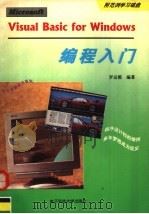 Visual Basic for Windows编程入门 1995 PDF电子版封面 781043215X 罗运模编著
