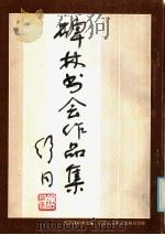 碑林书会作品集 1986 PDF电子版封面 8199·1126 西安碑林书法学会供稿编