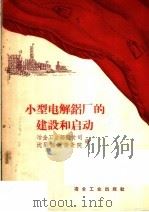 小型电解铝厂的建设和启动 1958 PDF电子版封面 15062·1296 冶金工业部设计司,沈阳铝镁设计院编