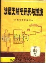 浅层开然气开采与燃烧 1970 PDF电子版封面 《天然气资料》编定组编