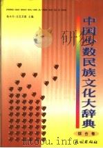 中国少数民族文化大辞典  综合卷（1999 PDF版）
