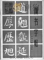 颜书安帖 1987 PDF电子版封面 7805190038 朱海良编著
