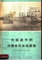 大跃进中的河南水力水电建设 1960 PDF电子版封面 15105·127 河南省水利厅水电局编